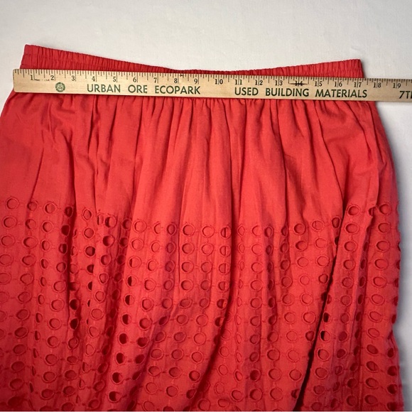 NWT Jennifer & Grace Coral Red Blouson Top and Skirt with cutouts size XL - Picture 14 of 16